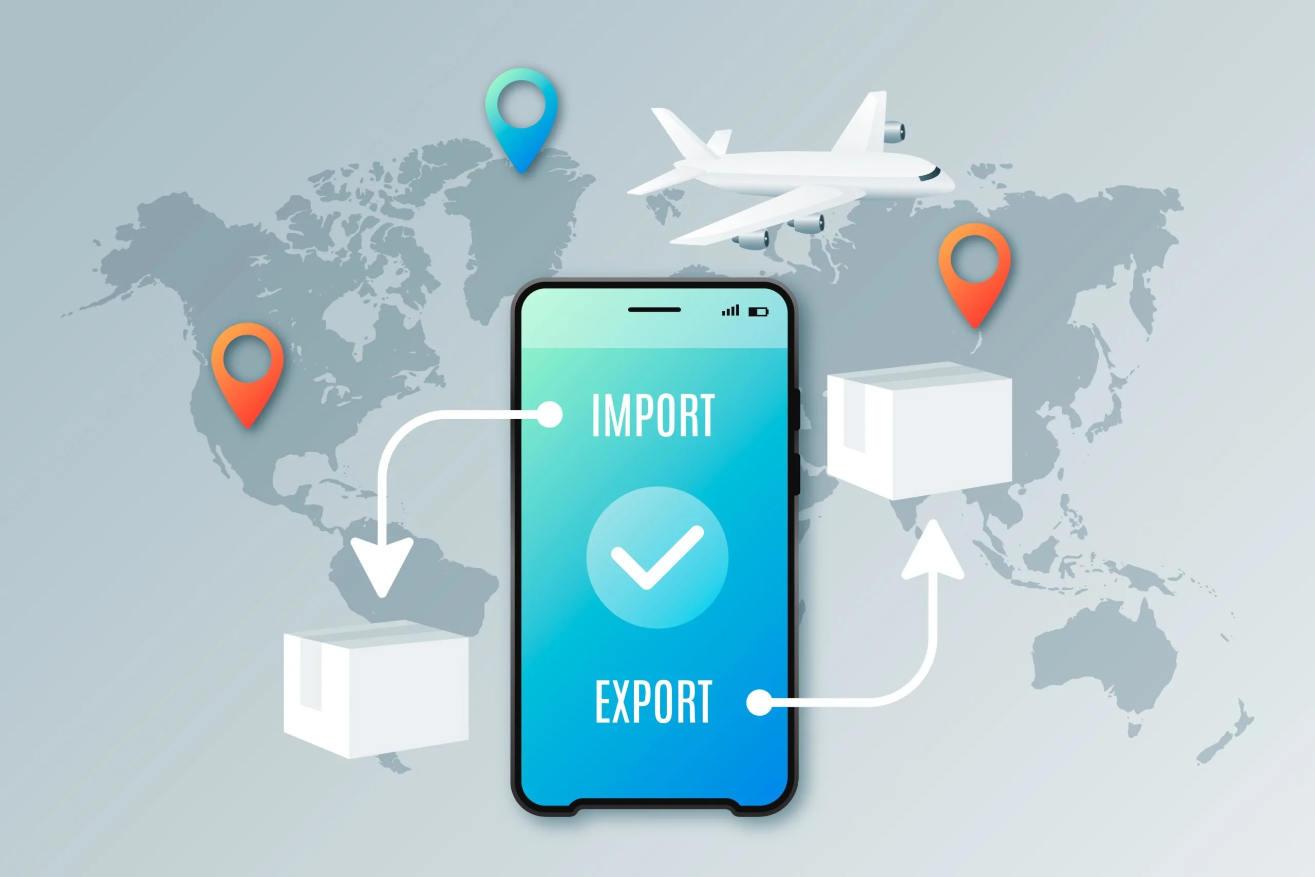 Air Import and Export Services for International Cargo Transportation